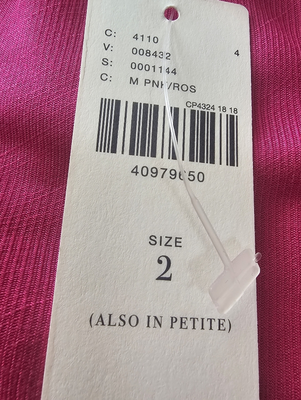 NWT Anthropologie Floreat Balloor Sleeve Peasant Top Size 2 Magenta Linen Blend - Picture 10 of 15